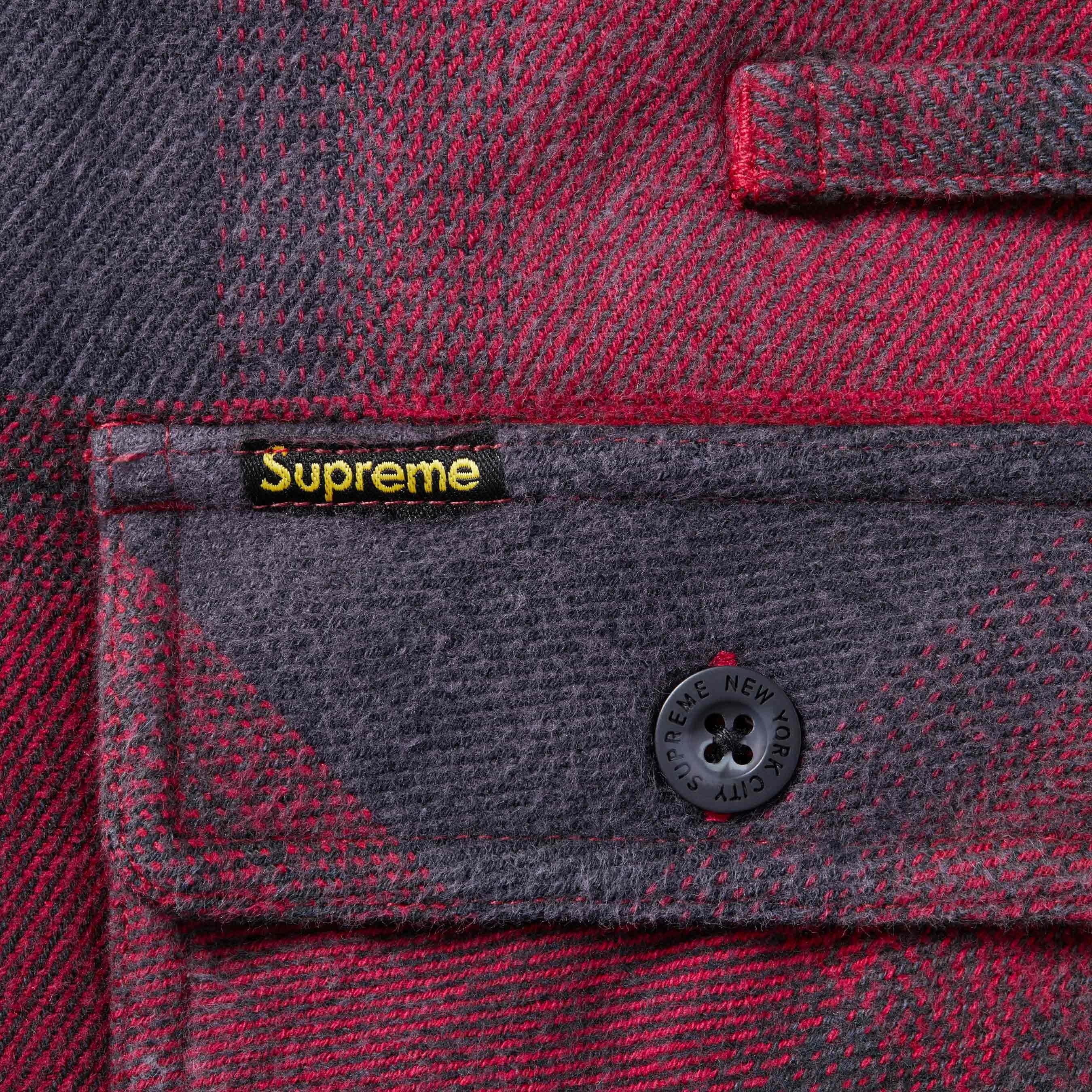 Quilted Lined Hooded Flannel Shirt view 7